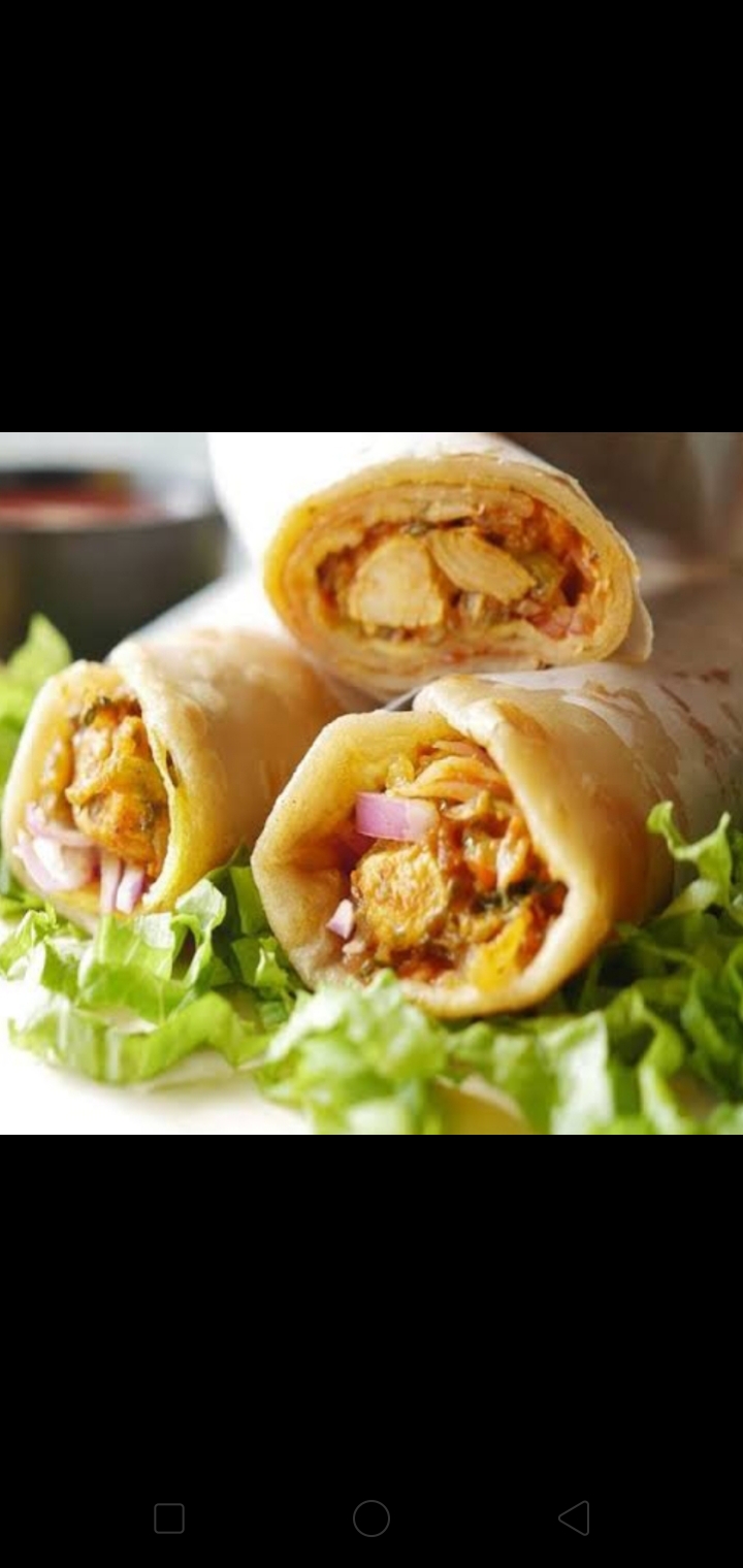 Chicken Malai Boti Roll